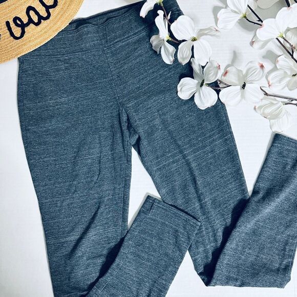 Abercrombie & Fitch Gray Cotton Blend Leggings - Picture 1 of 5